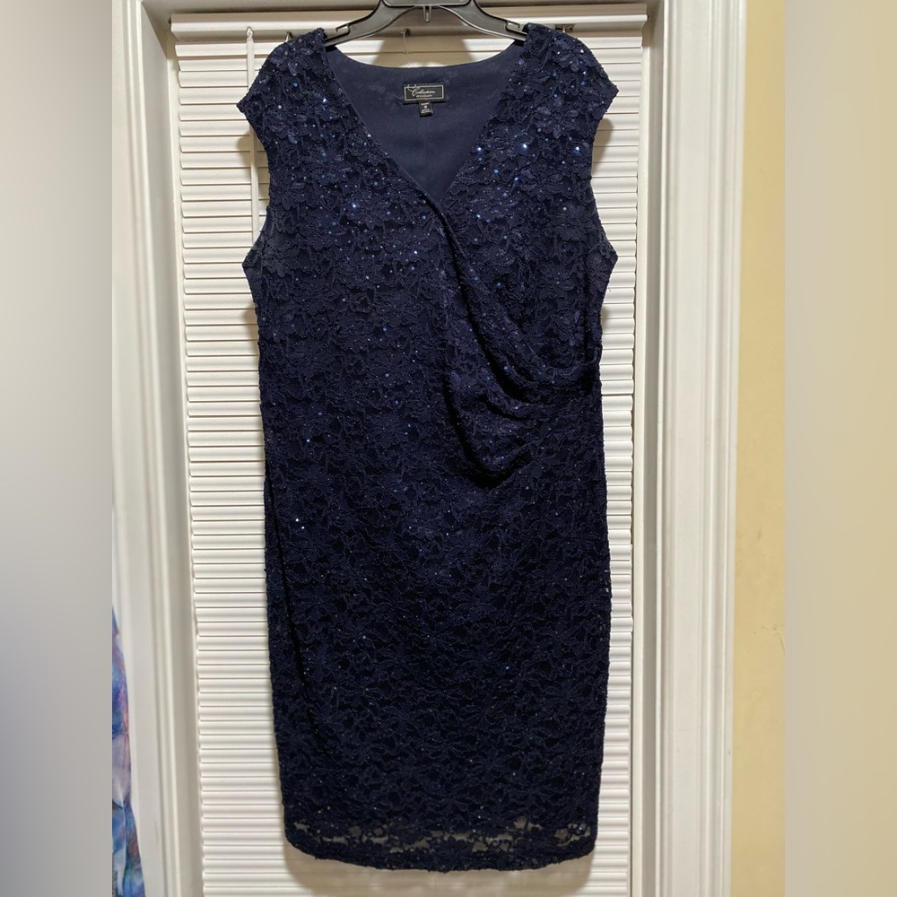 Dress barn sequin elegant dress